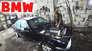 БМВ Е-34 отказывается ехать домой! Ей нравится в гараже Custom Truck.