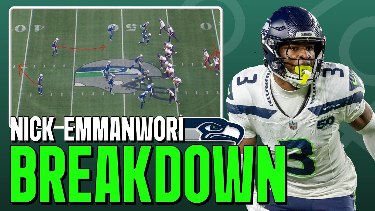 Ник Эмманвори преобразил защиту «Сиэтла»: разбор видеозаписей! | PFF