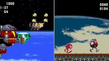 Knuckles in Death Egg & Doomsday Zone. Tails in Doomsday zone: Sonic 3 & Knuckles (Sonic Origins)