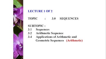AM015 Chapter 3 Lecture 1