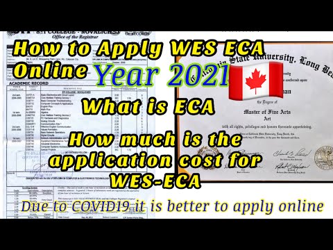 WES Application Online 2021