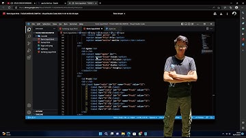 Cara membuat biodata css dengan visual studio