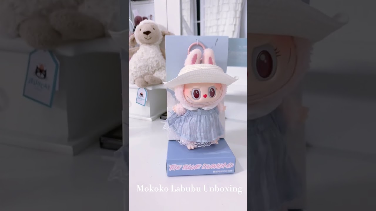 Labubu Blue Diamond ￼Mokoko Unboxing 