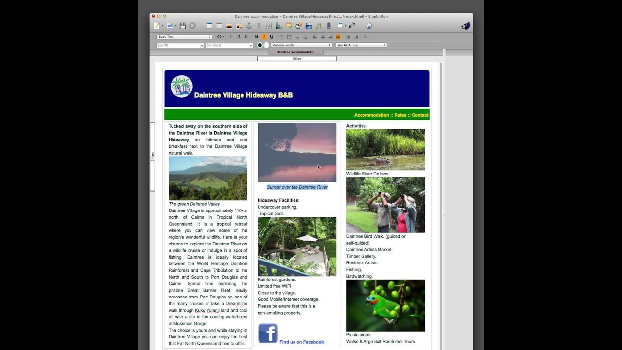 Blue Griffin tutorial - images & links