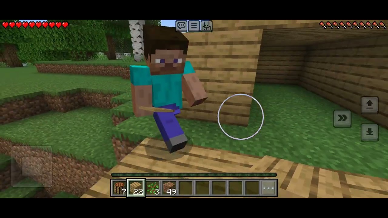 another short video of me and my little brother surviving in minecraft