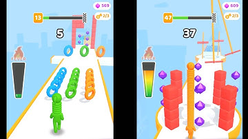 Long Neck Run Game Level 1-15 HD Walkthrough Android, iOS Gameplay | Satisfying Mobile Game