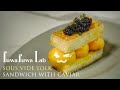Sous Vide Egg Yolk Sandwich with Caviar ʕ•́ᴥ•̀ʔ Simple egg cuisine | By fuwafuwa Lab
