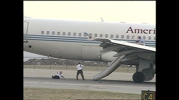 RAW Video: America West Emergency Landing - Slides Deployed