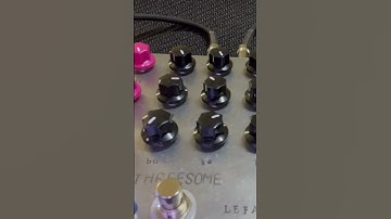 Lefa Pedals THREESOME triple fuzz pedal (Muff, octave, delay-fuzz)