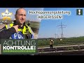 Lebensgefahr stromleitung fllt auf fahrbahn  old but gold  kabel eins  achtung kontrolle