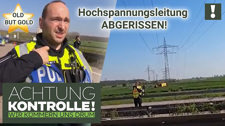 ⚡Lebensgefahr! Stromleitung fällt auf Fahrbahn! | Old But Gold | Kabel Eins | Achtung Kontrolle
