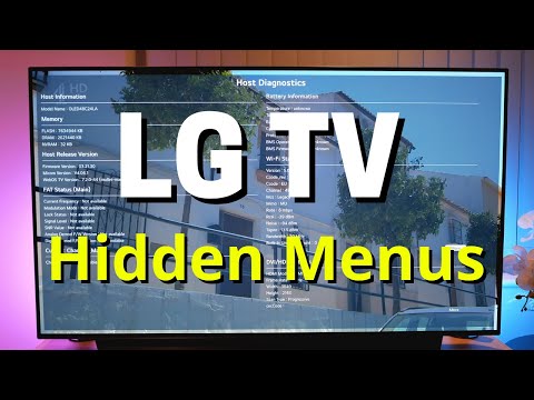 LG TV Secret Hidden Menus - Codes Tips Tricks U0026 Features