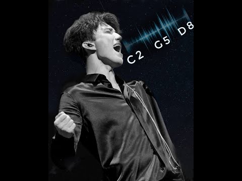 All range of Dimash in 1 minute ( Is he a piano ?).