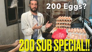 200 SUBSCRIBER SPECIAL!!! - 200 EGG GIVEAWAY!! Vientiane, Laos 2021 (Southeast Asia)