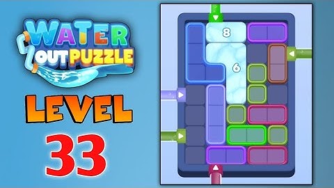 Water Out Puzzle Level 33 Game Walkthrough