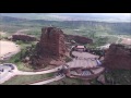 Colorado's Red Rocks amphitheatere Drone footage