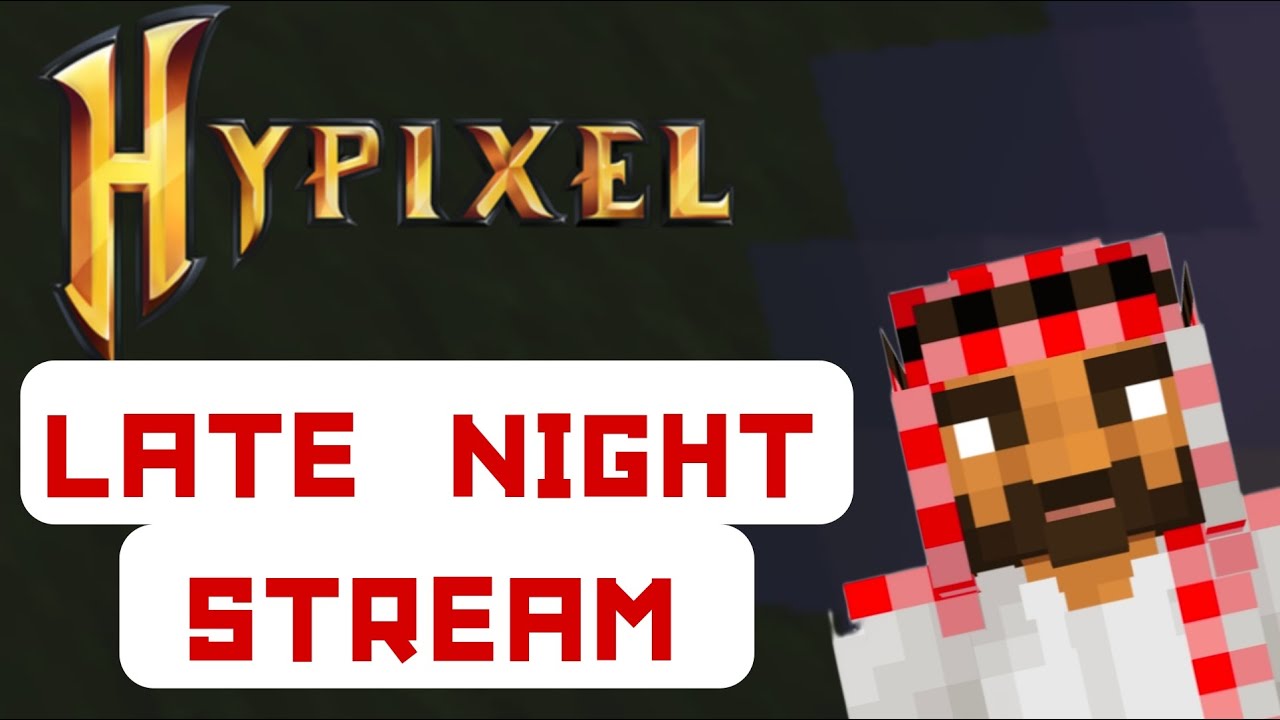 Horizontal Late Night Stream Hypixel - Garden Visitor Serving - YouTube