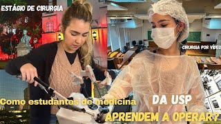 Vlog estágio de Cirurgia na medicina usp pinheiros| Dia produtivo, treino, horas de estudos no 5 ano