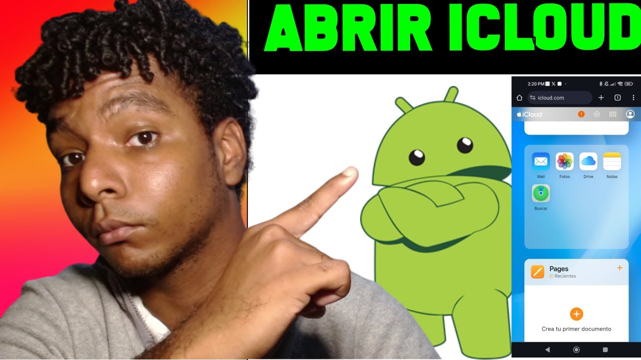 COMO ABRIR mi CUENTA de iCloud en ANDROID - YouTube