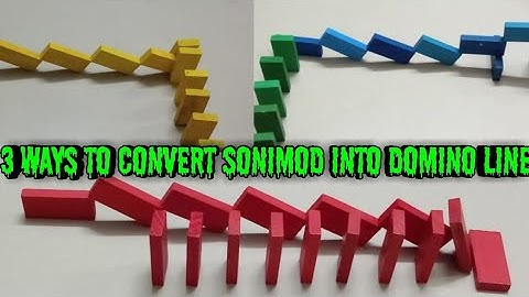 Domino Tutorial | 3 Ways to convert sonimod into domino line | domino boy