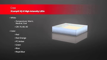 Cree Xlamp XQ-E High Intensity LEDs | Digi-Key Daily