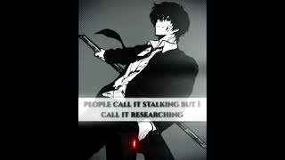 Researcher 🤫 | #animeedits #anime #viral #edits #explorepage #shorts #fyp #stalker