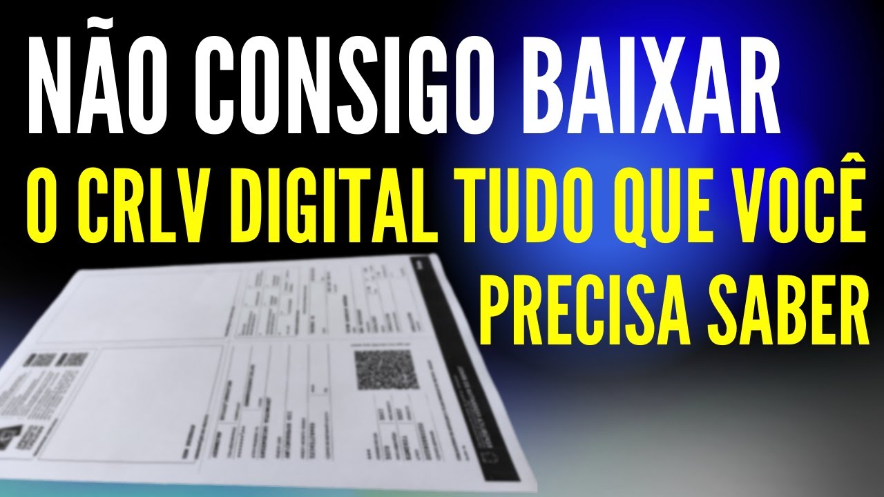 CÓDIGO DE SEGURANÇA DO CLA PODE SER USADO PARA BAIXAR O CRLV? Tudo que ...