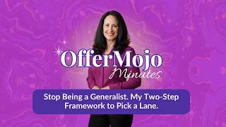 Stop Being a Generalist  My Two Step Framework to Pick a Lane
