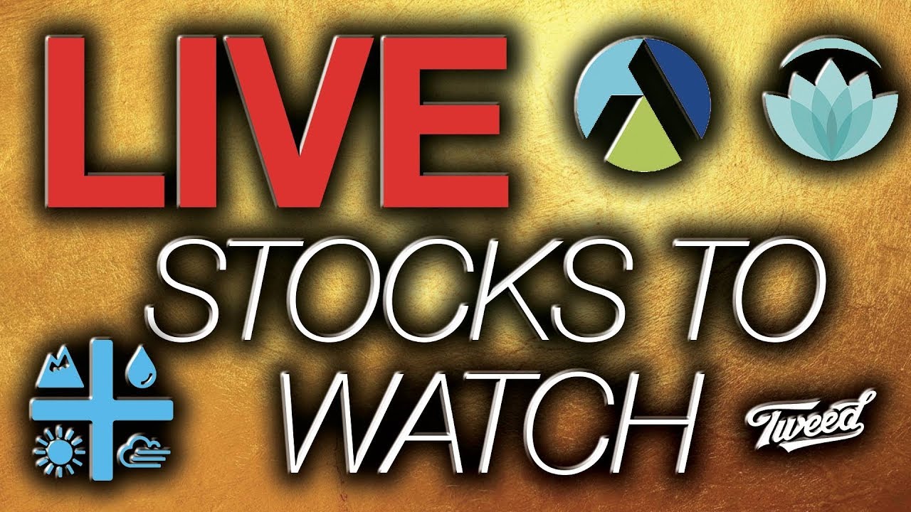 Stock Markets Live Trading! Aurora Cannabis(ACB) Namaste(N), Aphria(APHA) Stock Market News 2019