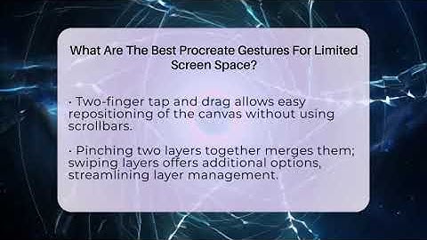 What Are The Best Procreate Gestures For Limited Screen Space? - The Virtual Art Desk