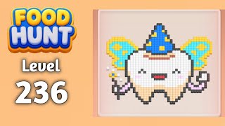 Food Hunt Pixel puzzle level 236 walkthrough solution gameplay 