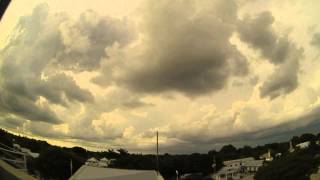 Chaotic skies across Key West on 10/07/14