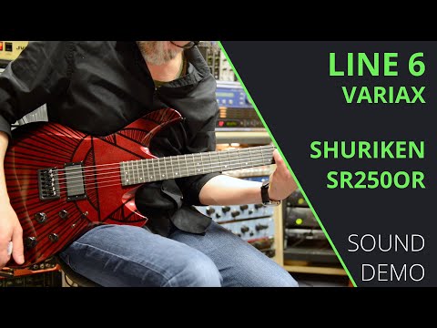 Line 6 Variax Shuriken SR250 OR (no talking)