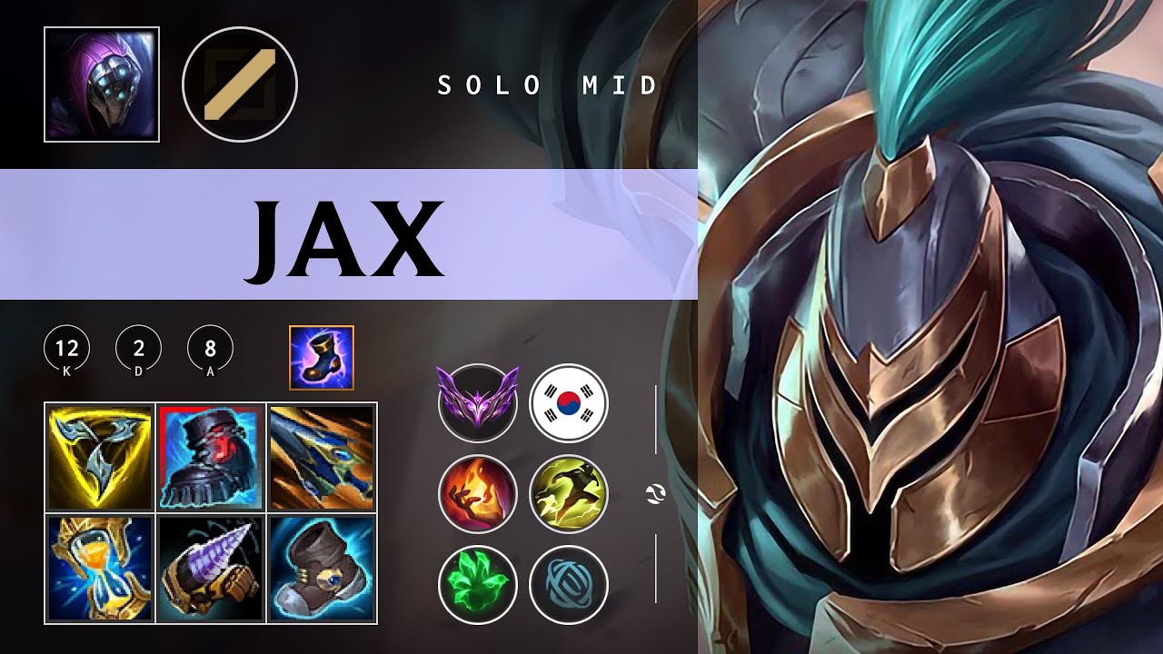 Jax Mid vs Irelia - KR Master Patch 26.02