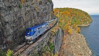 Riding the adirondack, during winter is arguably one of most beautiful
train rides can experience in north america. begins by li...