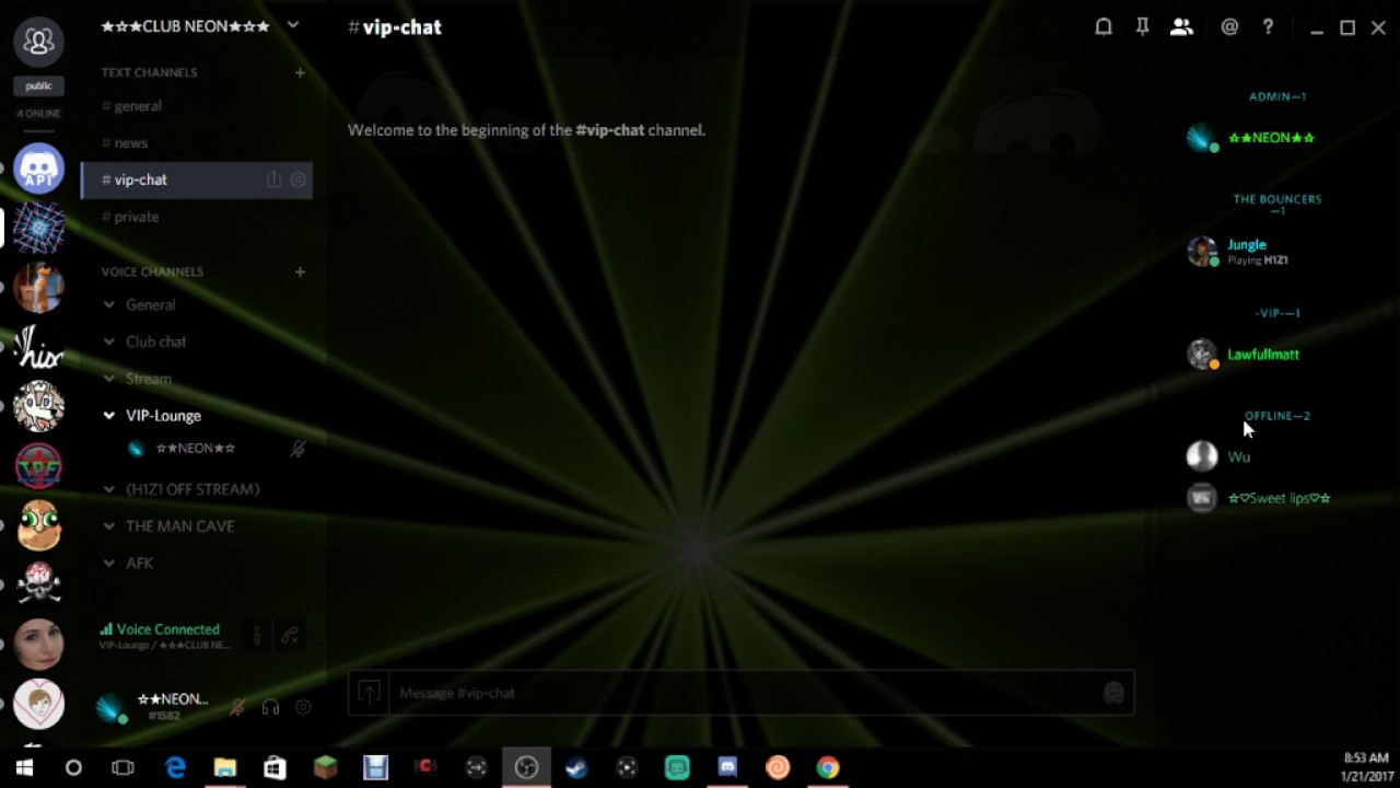 My new custom Discord theme ┏(･o･)┛♪┗ (･o･) ┓ヘ(^_^ヘ)