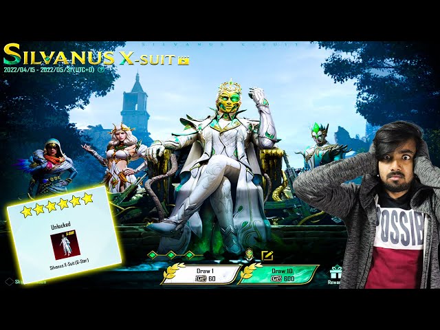 😱 OMG !! I GOT 4 X-SUIT IN NEW SILVANUS X SUIT CRATE OPENING & LUCKY SPIN IN BGMI PART 1 class=
