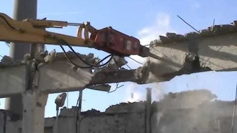 NPK GH2 Hydraulic Hammer - Overhead Selective Demolition
