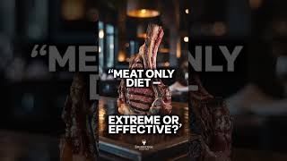“The Carnivore Diet: Extreme Health Hack or Dangerous Fad?” #carnivorediet #lowcarbs #zerocarb