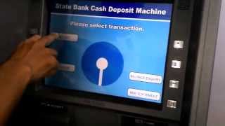 How To Deposit Cash easily in SBI Cash Deposit Machine