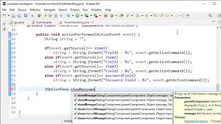 Java Programming - 54 - Event Handler Program