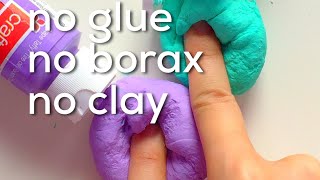 How To Make FLUFFY BUTTER SLIME using Paint NO GLUE NO BORAX NO CLAY