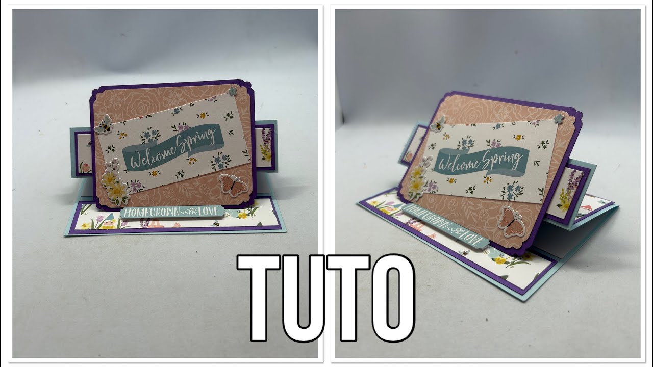 TUTO carte a poser FACILE