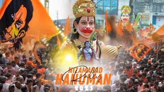 Nizamabad Hanuman Jayanthi Rally 2023 | Shobha Yatra Nizamabad | Shooterspot
