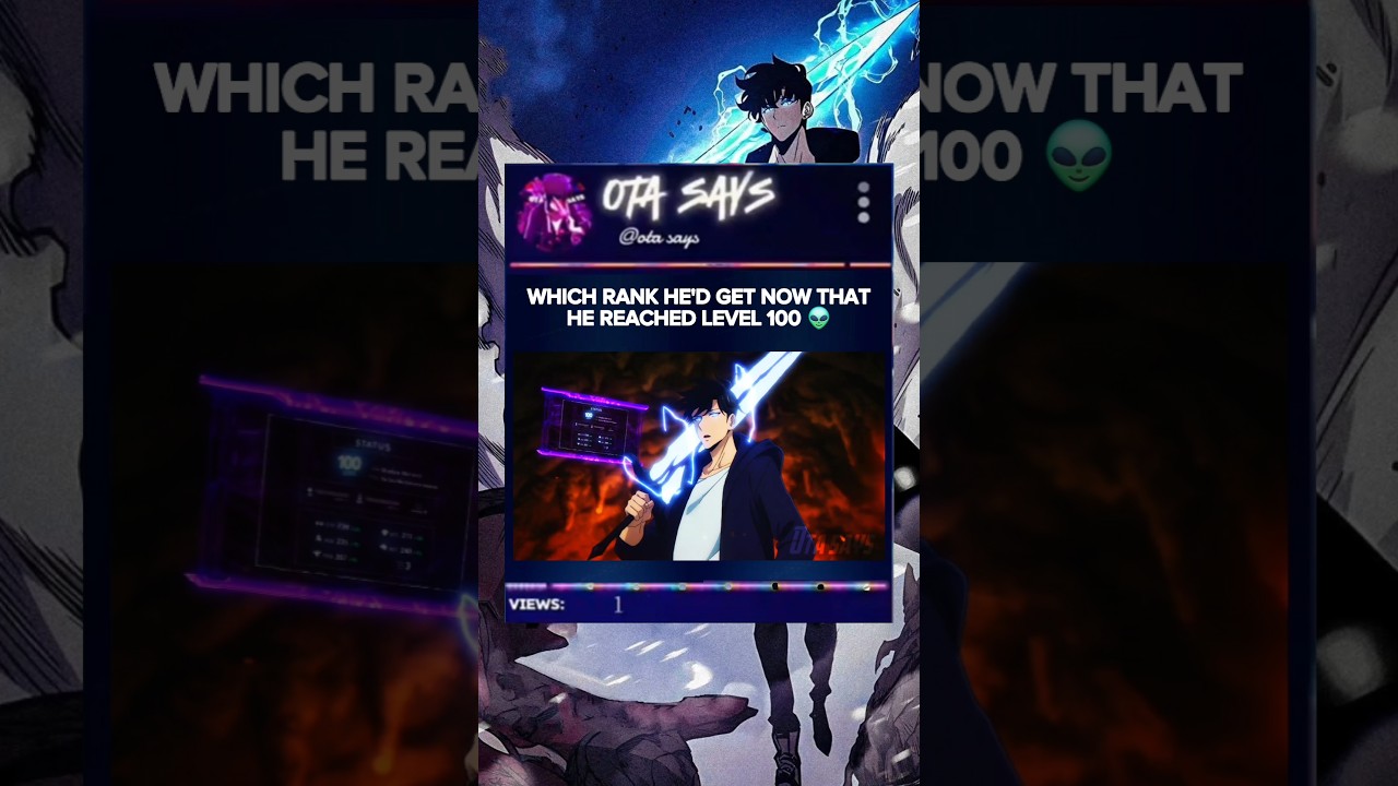 Jinwoo at level 100👽|Jinwoo- PASSO BEM SOLTO [edit/amv] 