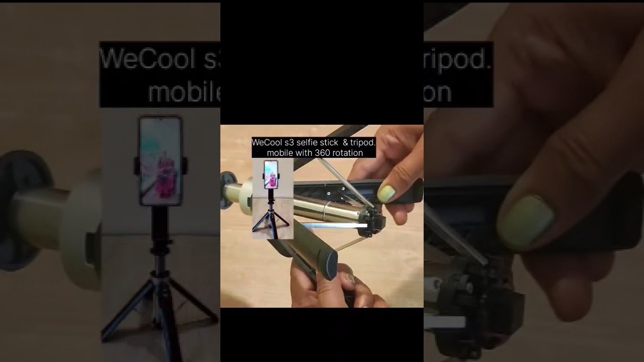 WeCool 53 selfie stick tripod unboxing.