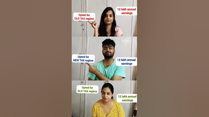 Comparison of Old Tax Regime v/s New Tax regime