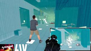 Pistol Whip VR - Replicants - Avatar Vs Kinect V2 Camera - Mixed Reality Powered by @LIV