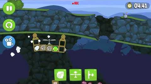 Bad Piggies Flight in the Night Level 4-23 - 3 star walkthrough