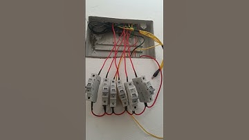 16 way MCB Box connection II AC Circuit Normal Load Power Load Circuit MCB conn